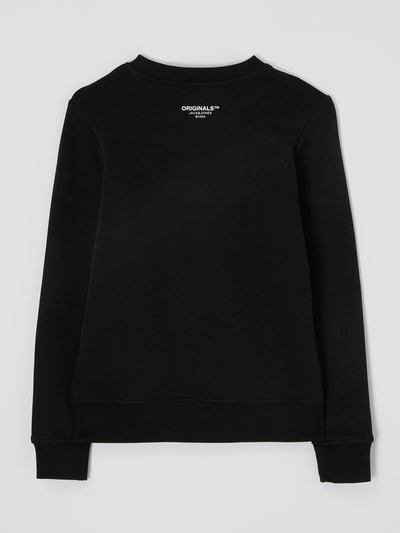 Jack & Jones Sweatshirt mit Logo Modell 'Clean' Black 3