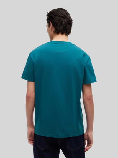 Tommy Jeans Regular Fit T-Shirt aus reiner Baumwolle Petrol 5