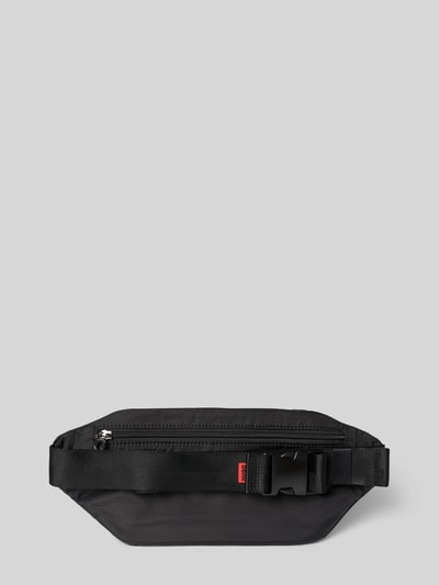 Produktfoto, saszetka nerka Bauchtasche mit Label Print Modell 'EVERETT BUMBAG' von HUGO, efekt: jednolity kolor, zapięcie: zamek błyskawiczny, podział: główna przegroda, przegródka zapinana na zamek błyskawiczny, aplikacja: nadruk z logo, możliwość noszenia: pasek z sprzączką