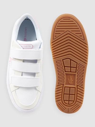 Lacoste Sneaker met leerlook   Wit - 4