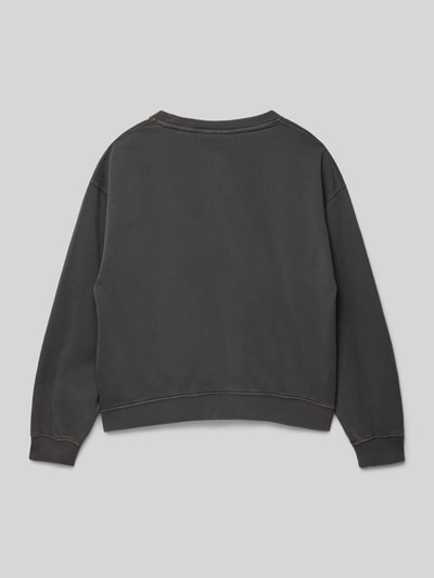 Roxy Sweatshirt met labelprint, model 'TERRY' Grafiet - 3