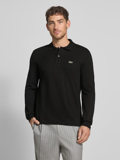 Lacoste Regular Fit Poloshirt aus reiner Baumwolle Black 4