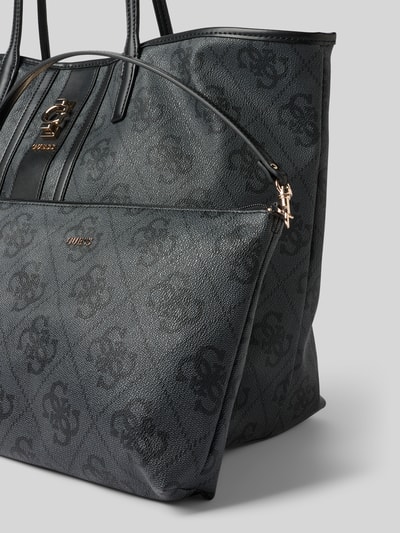 Guess Torebka ze wzorem z logo model ‘ERENIA’ Antracytowy 3