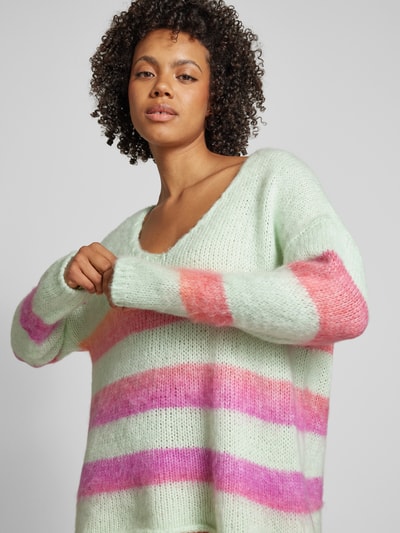 miss goodlife Strickpullover mit überschnittenen Schultern Mint 3