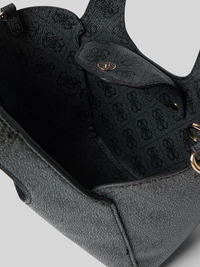 Guess Handtasche mit Label-Applikation Modell 'CALISTA' Anthrazit 5