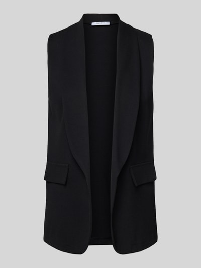 ZABAIONE Weste aus Viskose-Mix mit Pattentaschen Modell 'Am44br' Black 2