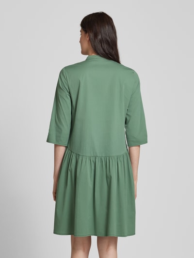 ROBE LÉGÈRE Knielange jurk met opstaande kraag Lindegroen - 5