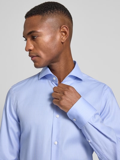 BOSS Slim Fit Businesshemd aus reiner Baumwolle Modell 'HANK' Bleu 3