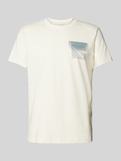 Calvin Klein Jeans T-Shirt mit Label-Print Offwhite 2