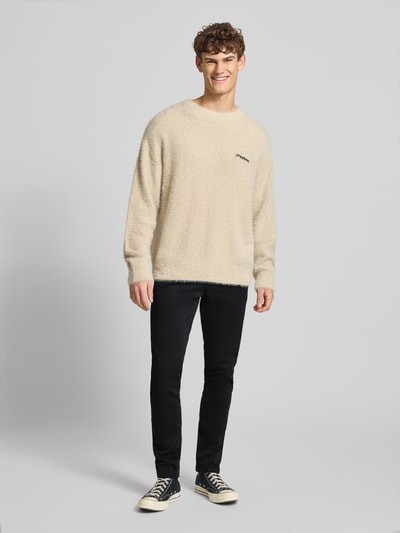 JACK & JONES Chinosy o kroju slim fit z dodatkiem streczu Czarny 1