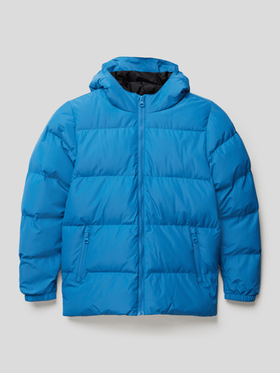 Kabooki Steppjacke mit Kapuze Blau 1