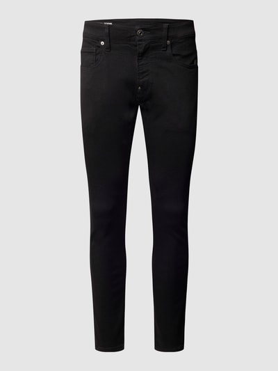 G-Star Raw Skinny fit jeans met labelpatch  Zwart - 2