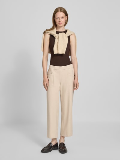 TONI Stoffen broek met verkorte pasvorm, model 'SUE' Beige - 1