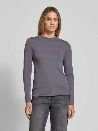 Christian Berg Woman Longsleeve mit Turtleneck Mittelgrau 4