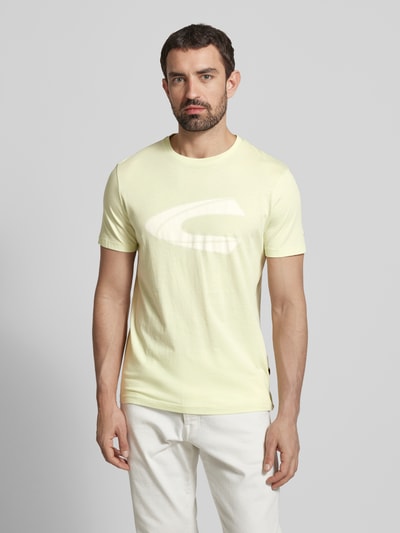 camel active T-Shirt mit gerippten Abschlüssen Mint 4