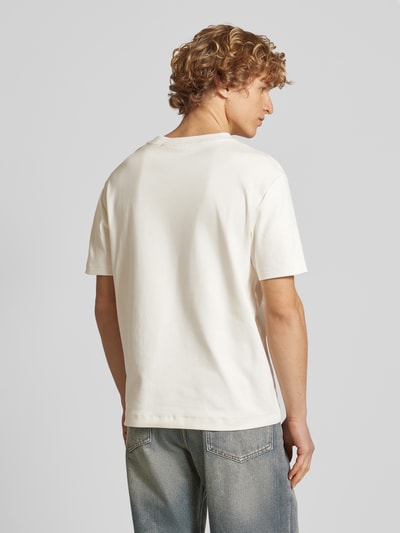 Calvin Klein Jeans T-Shirt mit Label-Patch Offwhite 5