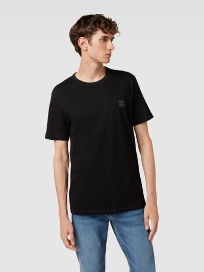 BOSS Orange T-Shirt mit Logo-Stitching Modell 'TEGOOD' Black 4