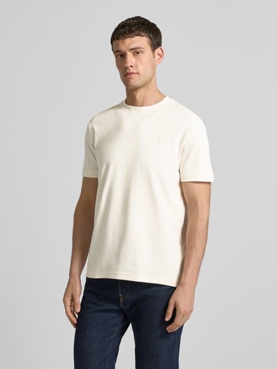 JOOP! Collection T-Shirt mit Rundhalsausschnitt und Stitching Offwhite 4