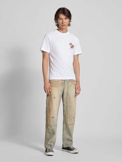 Jack & Jones T-shirt met motiefprint, model 'TAMPA' Wit - 1