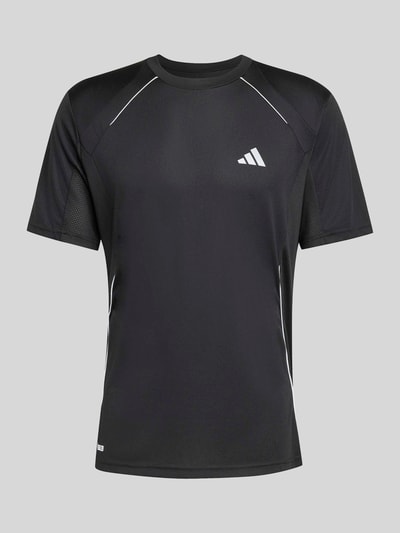 adidas Training t-shirt sportowy o kroju regular fit z nadrukiem z logo Czarny 1