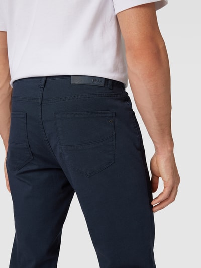 Brax Hose mit Viskose-Anteil im 5-Pocket-Design Modell 'CADIZ' Dunkelblau 3