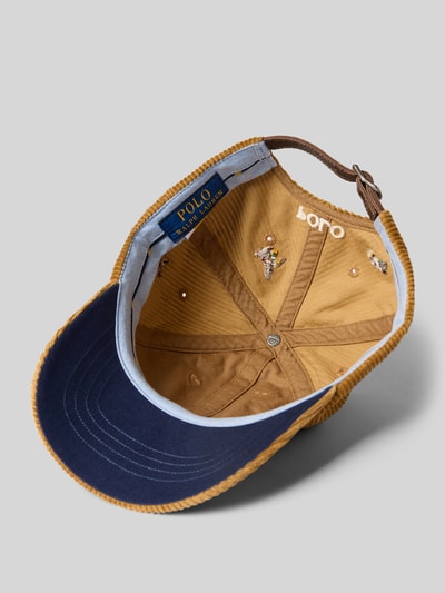 Polo Ralph Lauren Cap aus Cord mit Stitchings Modell 'CORDUROY' Beige 2