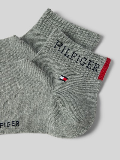 Tommy Hilfiger Sokken met labeldetail in een set van 2 paar Middengrijs gemêleerd - 2