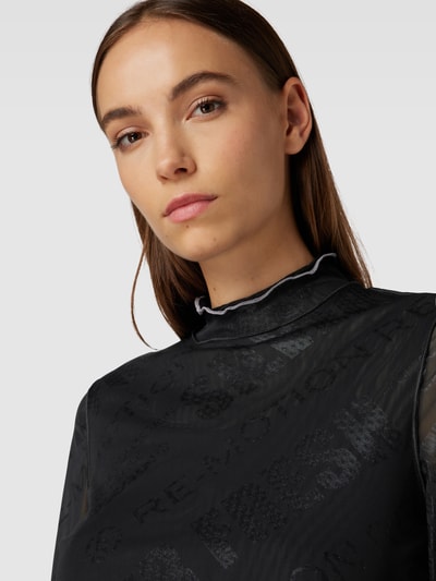 Sportalm Longsleeve mit Allover-Muster Black 3