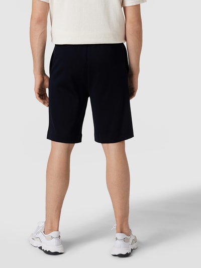 BOSS Green Sweatshorts met labelprint, model 'Heos' Donkerblauw - 5