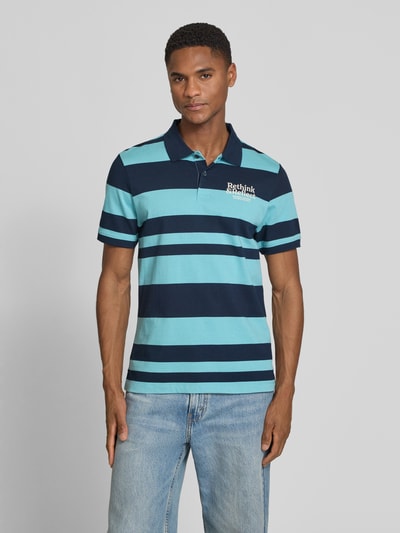 s.Oliver RED LABEL Regular Fit Poloshirt aus reiner Baumwolle Tuerkis 4