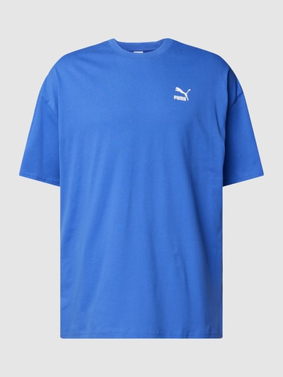 PUMA PERFORMANCE Oversized T-Shirt mit Label-Print Modell 'CLASSICS' Blau 2