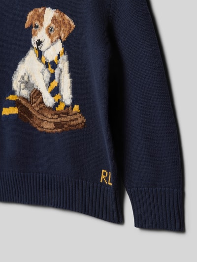 Polo Ralph Lauren Teens Regular Fit Strickpullover mit Intarsien Marine 2