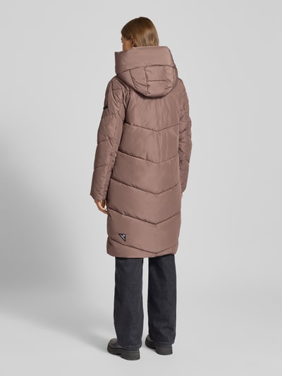 khujo Płaszcz pikowany z kapturem model ‘JANGE’ Szarobrązowy 5