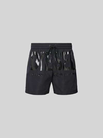 Diesel Badehose mit elastischem Bund Black 1
