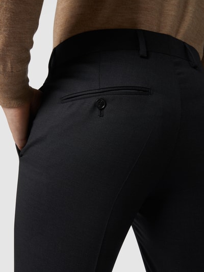 Tiger Of Sweden Pantalon van wol met smalle pasvorm Donkergrijs - 3