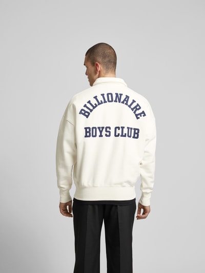 Billionaire Boys Club Sweatshirt mit Label-Print Offwhite 5