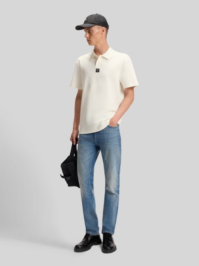 HUGO Koszulka polo krój regular fit z czystej bawełny model „DEABONO_D” Gliniany 1