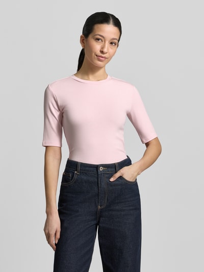 Christian Berg Woman Slim Fit T-Shirt im Halbarm-Design Hellrosa 4