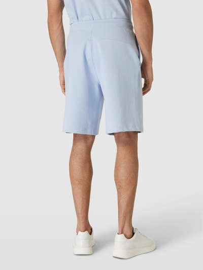 CK Calvin Klein Regular fit sweatshorts in effen design Lichtblauw - 5