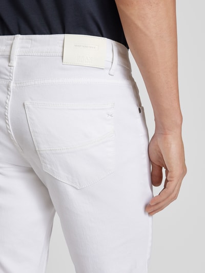 Brax Straight fit jeans met stretch, model 'CADIZ' Wit - 3