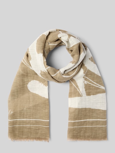 Marc O'Polo Schal aus Leinen-Baumwoll-Mix Beige 1