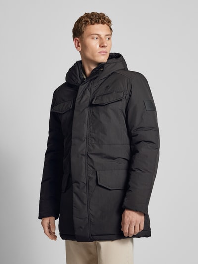 G-Star Raw Parka mit Pattentaschen Modell 'Vodan' Black 4