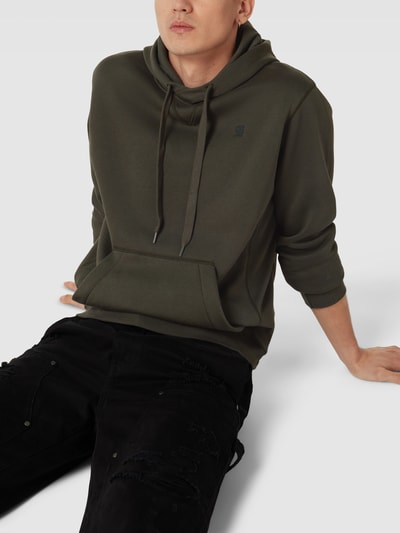 G-Star Raw Hoodie in melierter Optik Schlamm 3