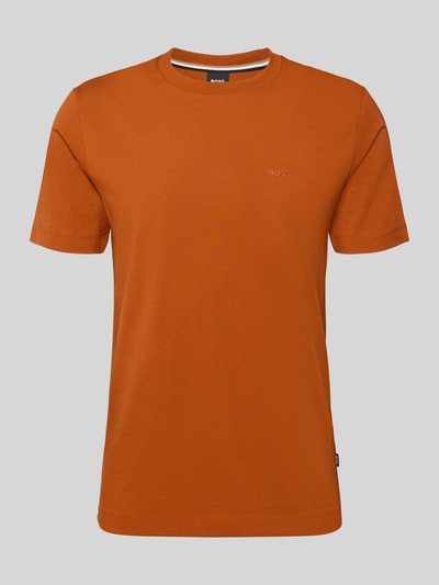 BOSS Regular Fit T-Shirt aus reiner Baumwolle Modell 'THOMPSON' Orange 2
