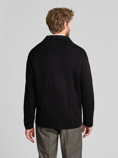 Selected relaxed fit pullover van pure viscose model 'TELLER' Zwart - 5