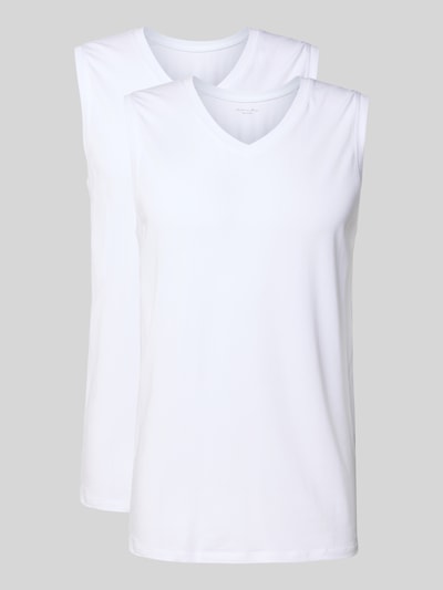 Christian Berg Men Onderhemd in een set van 2 stuks Wit - 2