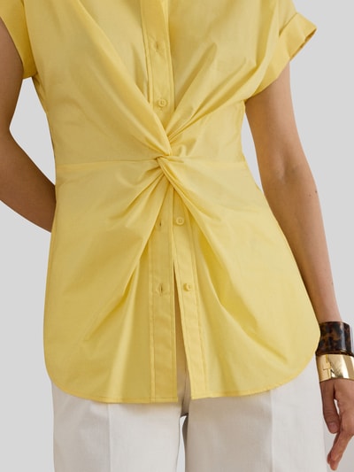Lauren Ralph Lauren Regular Fit Bluse aus Baumwoll-Mix GELB 3