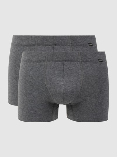 Hanro Boxershort met labeldetail in een set van 2 stuks Antraciet gemêleerd - 1