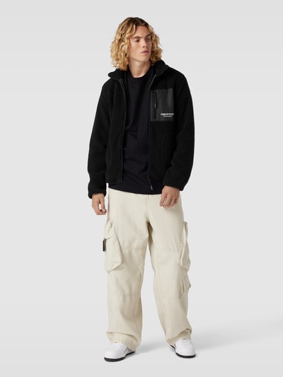 JACK & JONES Jacke aus Teddyfell Modell 'JORVESTERBRO' Black 1