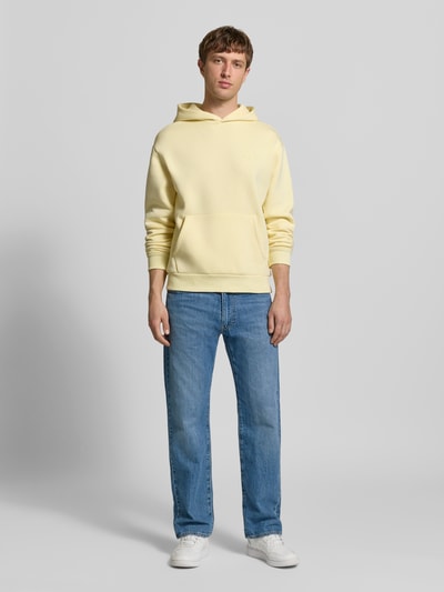 Levi's® Wide Leg Fit Jeans aus Baumwoll-Leinen-Mix Modell '555®' Blau 1